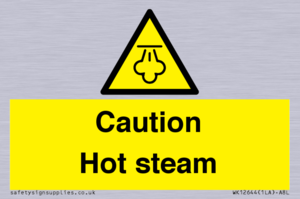 Caution Hot steam